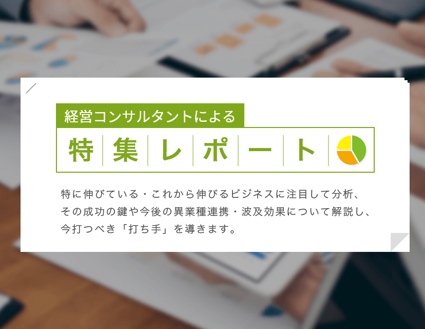 経営コンサルタントによる『特集レポート』